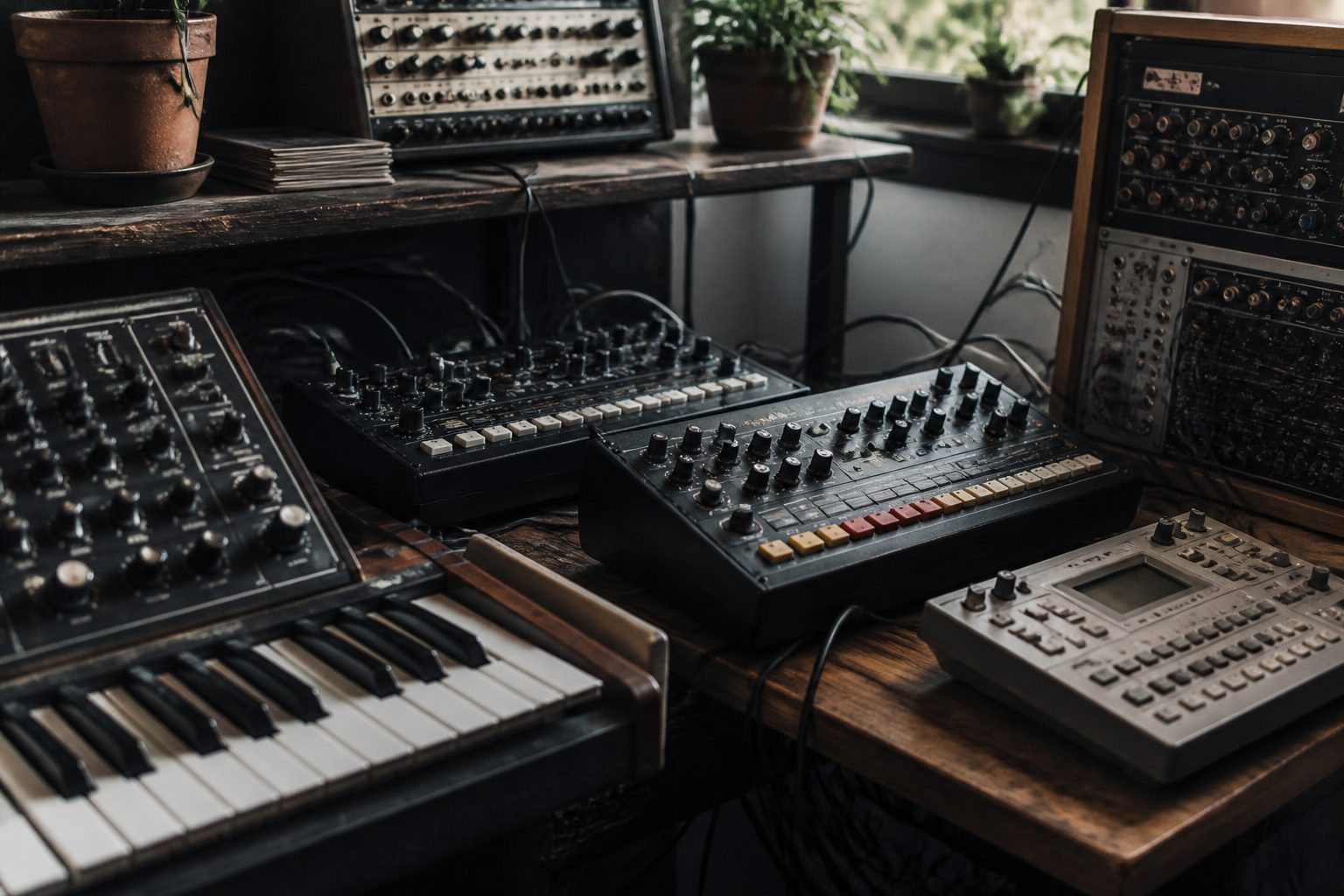Analog drum machines vs sample-based boxes — Voice synthesis versus playback, and why most producers end up running both