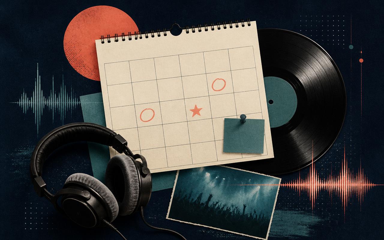 How to Build a Music Release Calendar That Actually Works