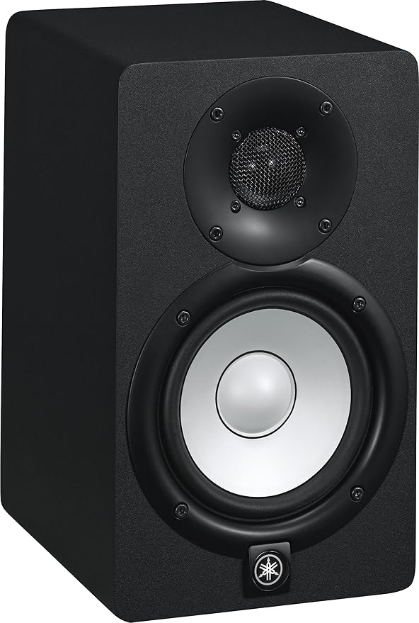 Yamaha HS5 powered studio monitor with white woofer cone