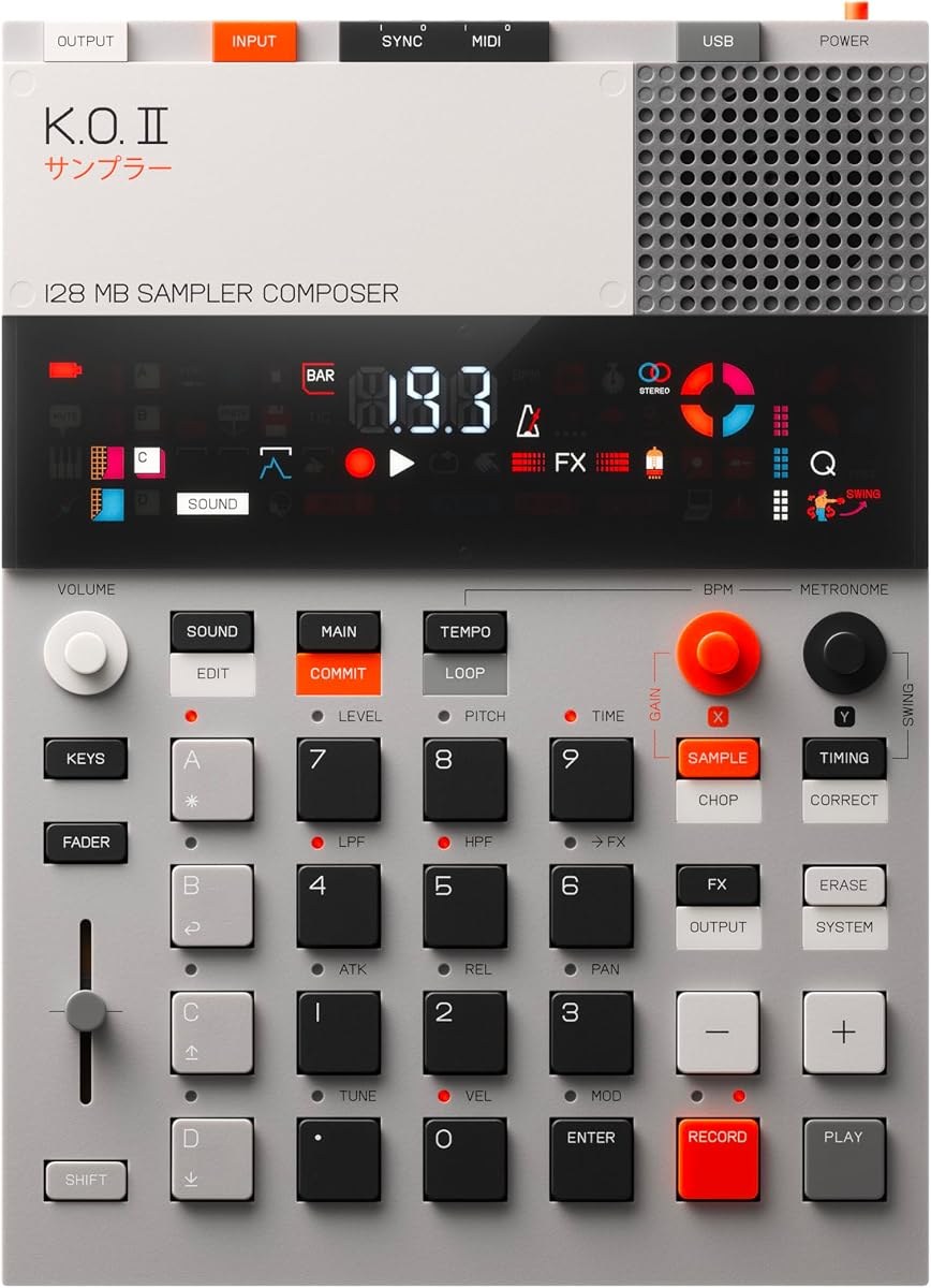 Teenage Engineering EP-133 K.O. II sampler, drum machine and sequencer