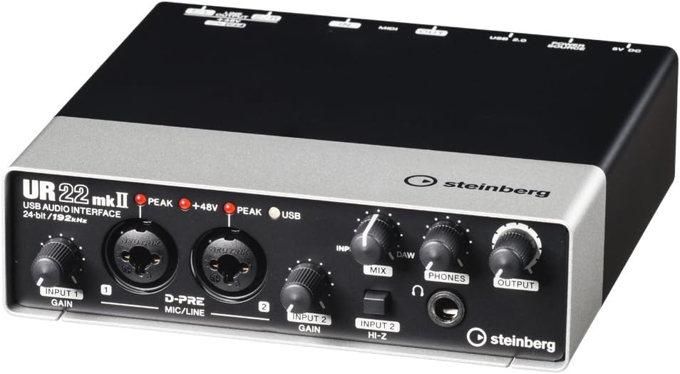 Yamaha Steinberg UR22MKII audio interface