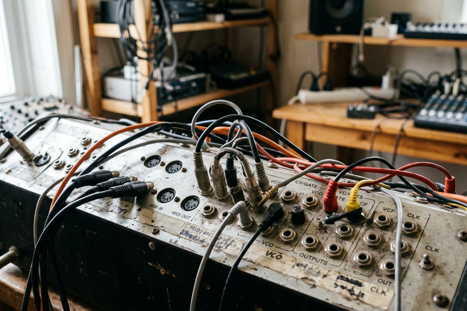 MIDI, CV, and gate: making old and new gear talk — Volts per octave, Hz per volt, S-trig, and the converters that stop a…