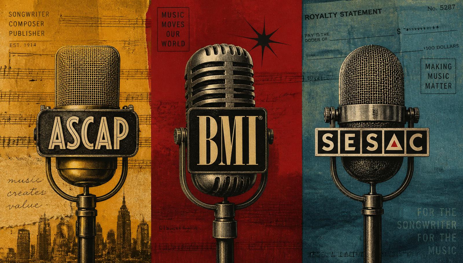 ASCAP vs BMI vs SESAC: Which PRO Should You Actually Join? — Every songwriter eventually hits the same wall: pick a…